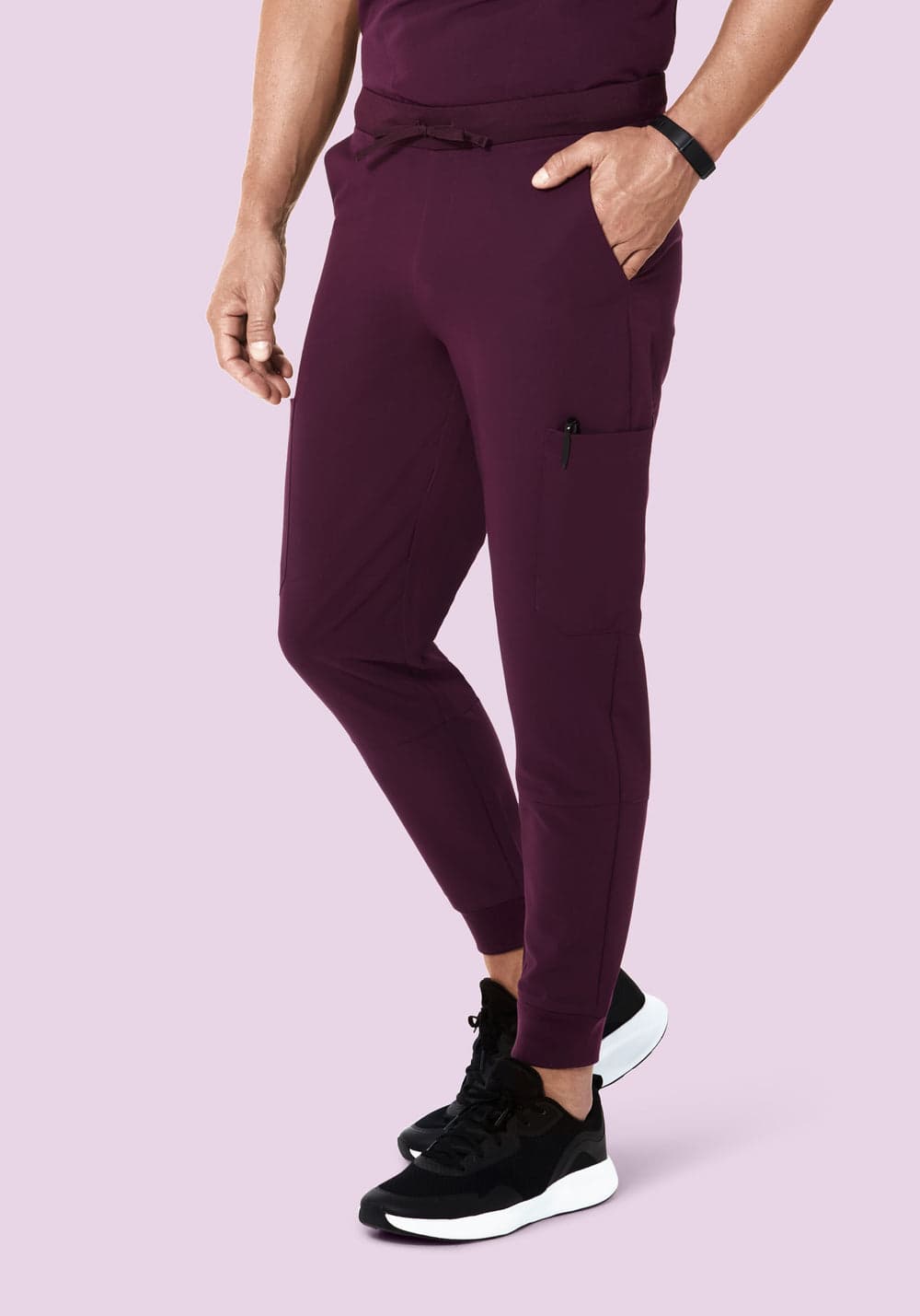7 Cepli Jogger Scrub Pantolon — Açai Moru