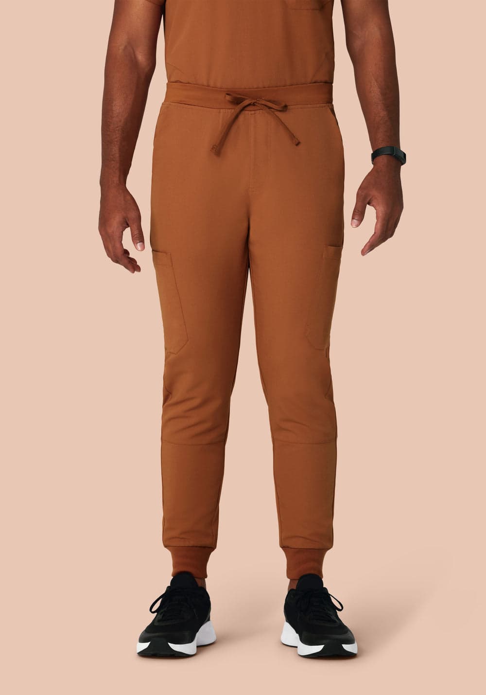 7 Cepli Jogger Scrub Pantolon — Pekan Kahvesi