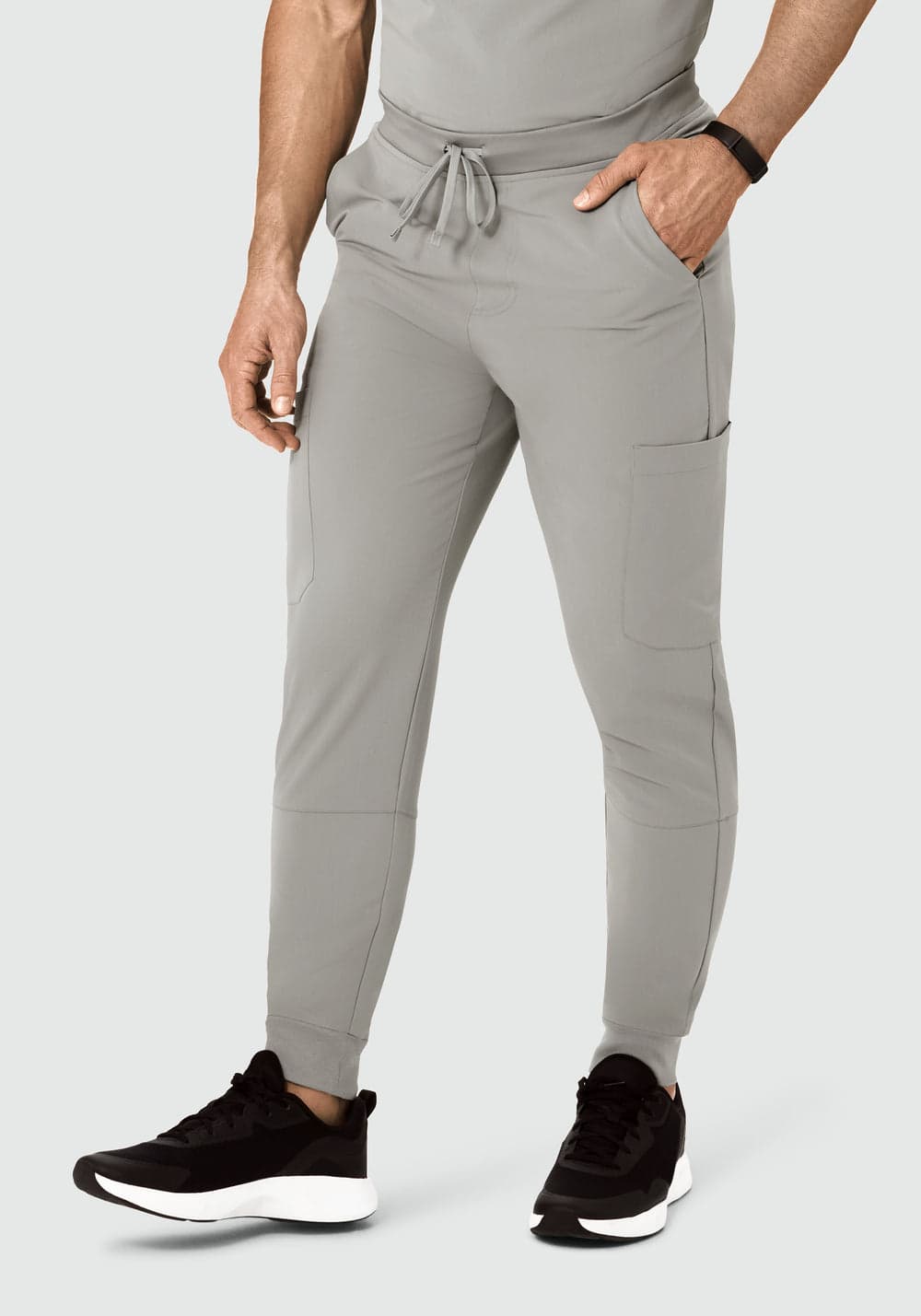 7 Cepli Jogger Scrub Pantolon — Çakmaktaşı Grisi