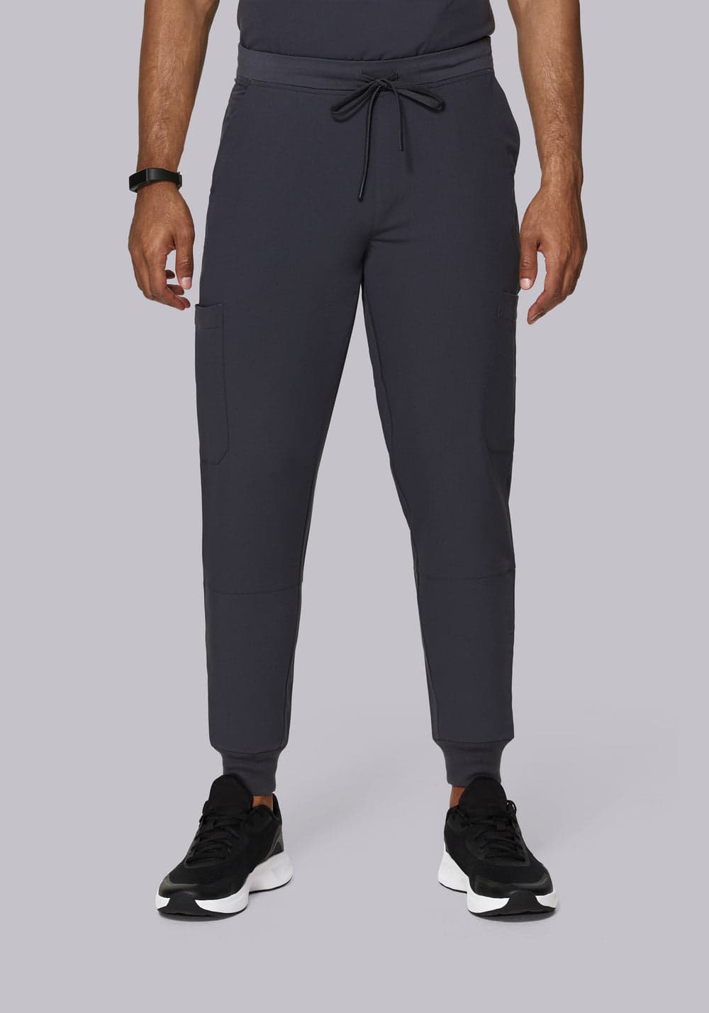 7 Cepli Jogger Scrub Pantolon — Kurşun Grisi