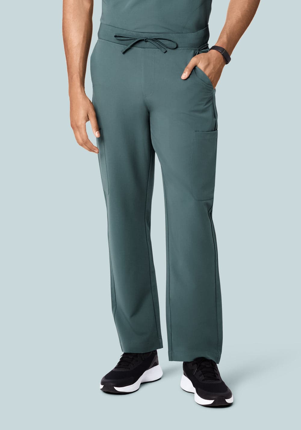 7 Cepli Kargo Scrub Pantolon — Fırtına Grisi