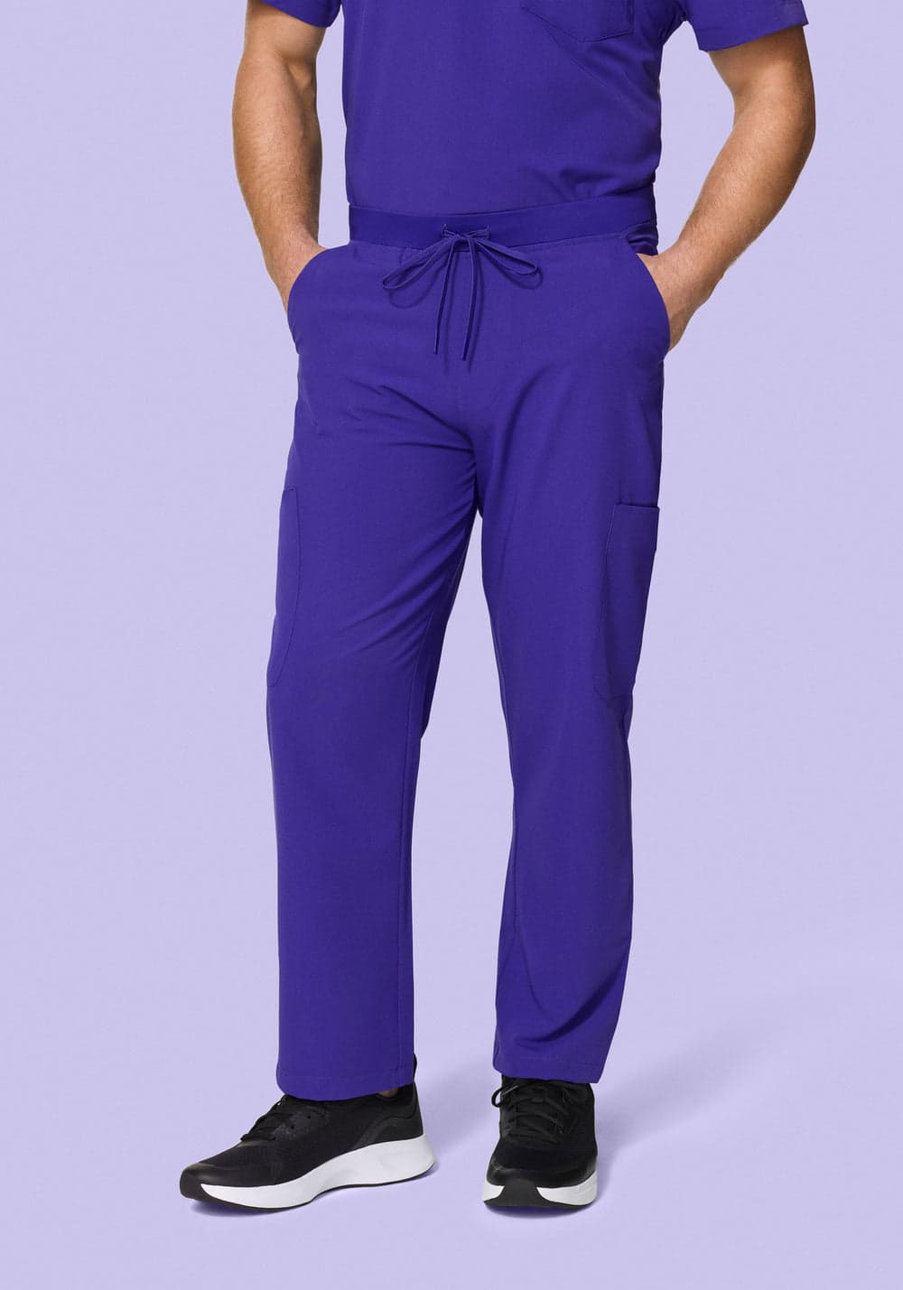 7 Cepli Kargo Scrub Pantolon — Üzüm Moru