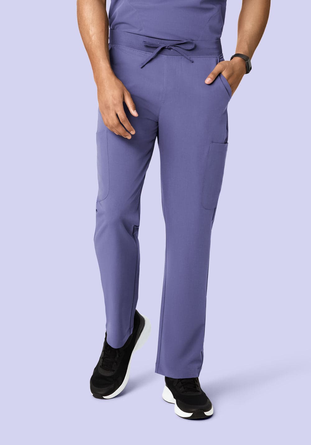 7 Cepli Kargo Scrub Pantolon — Gece Moru