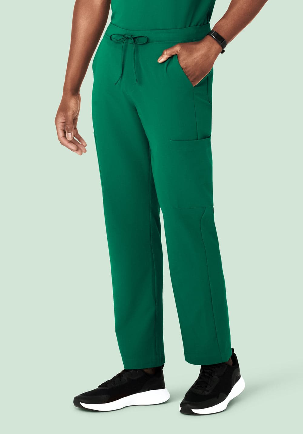 7 Cepli Kargo Scrub Pantolon — Orman Yeşili