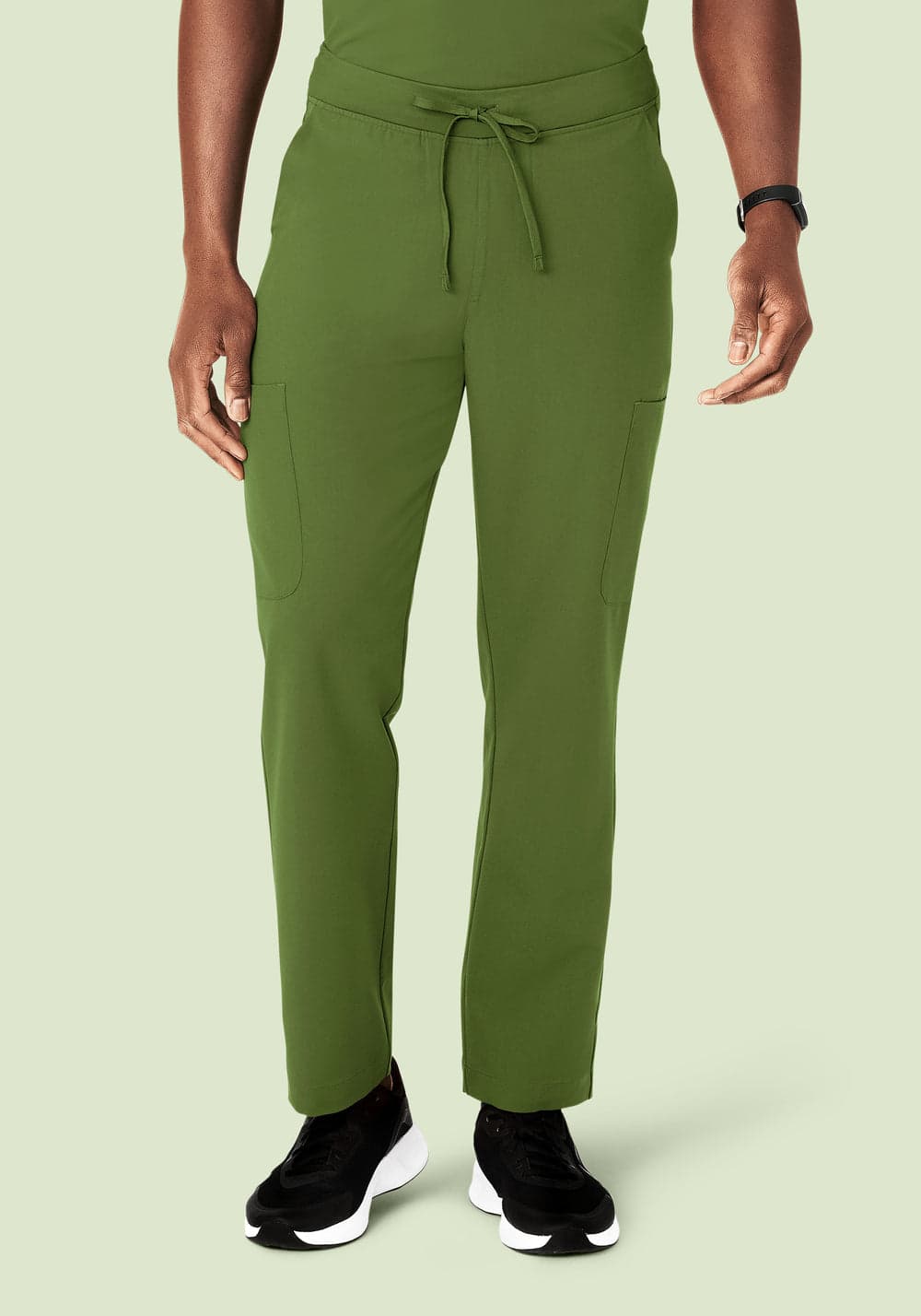 7 Cepli Kargo Scrub Pantolon — Yosun Yeşili