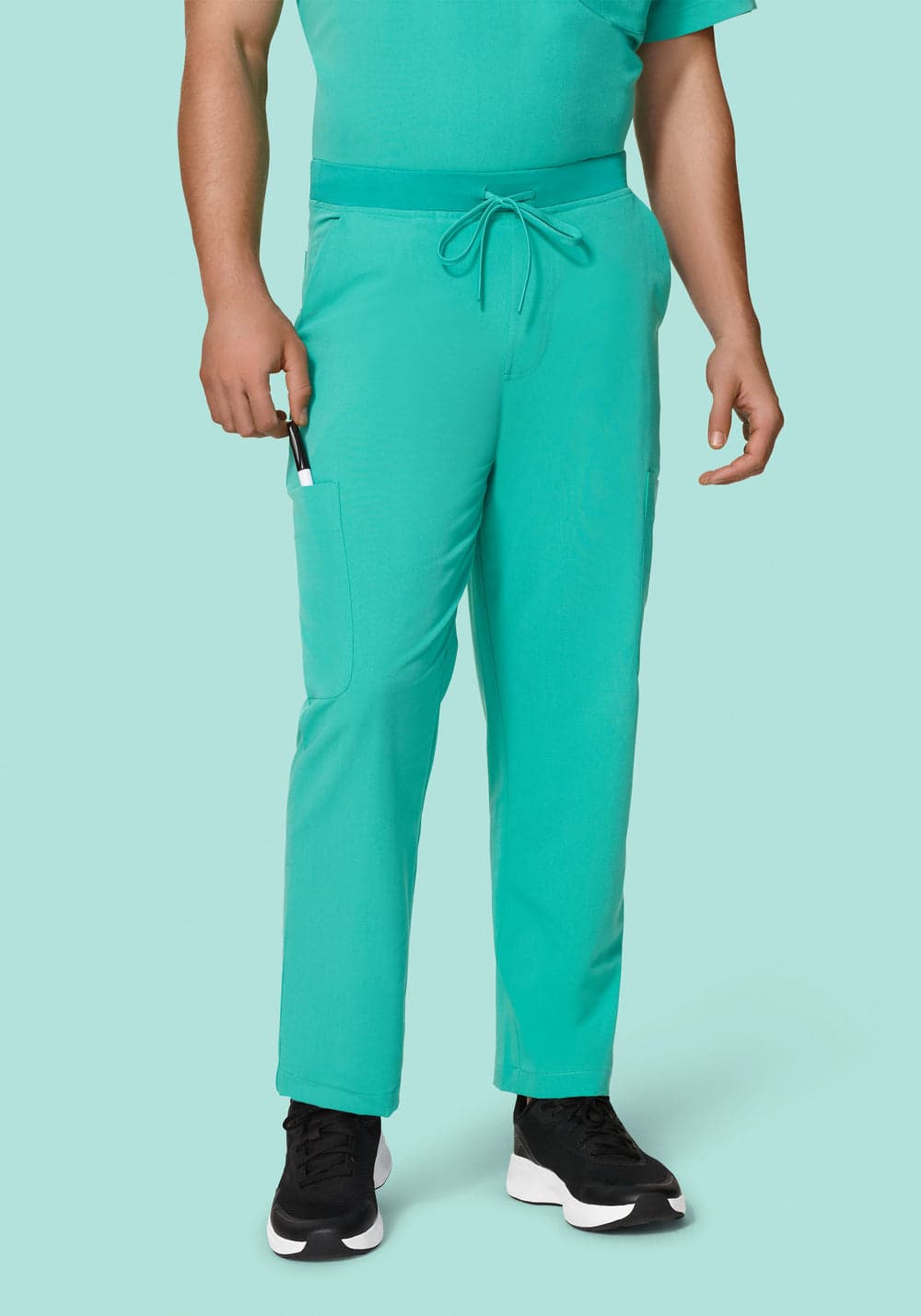 7 Cepli Kargo Scrub Pantolon — Cerrahi Yeşil