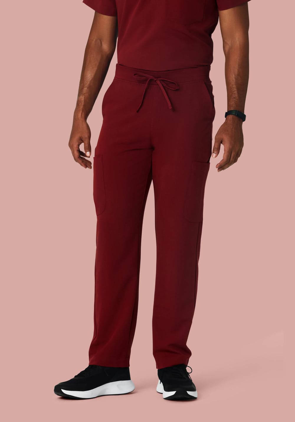 7 Cepli Kargo Scrub Pantolon — Tuğla Kırmızısı