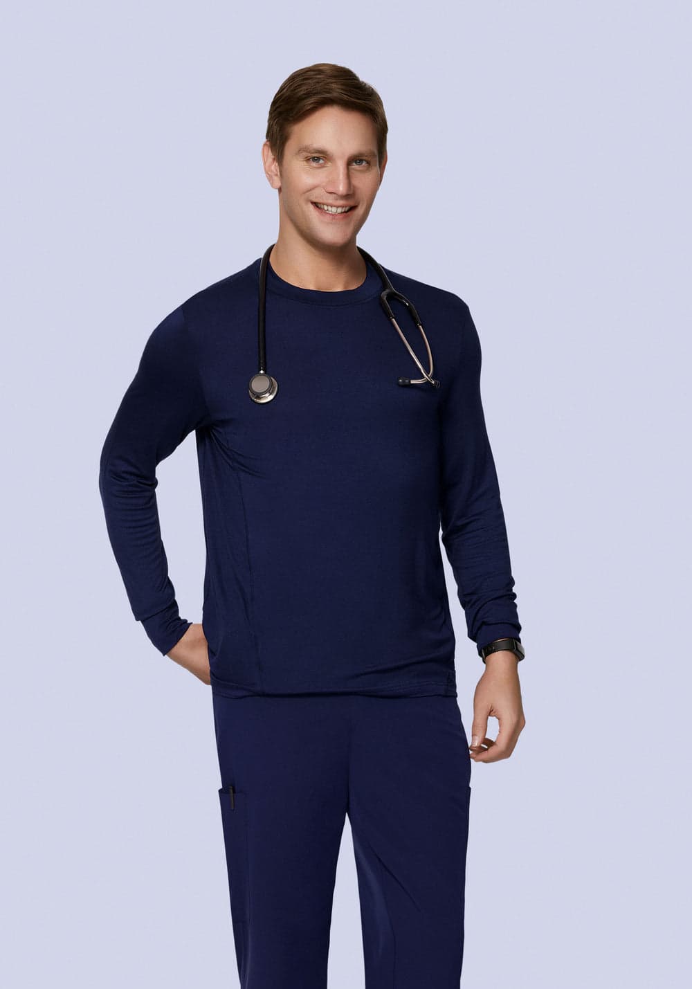 Erkek Scrub İçlik — Lacivert