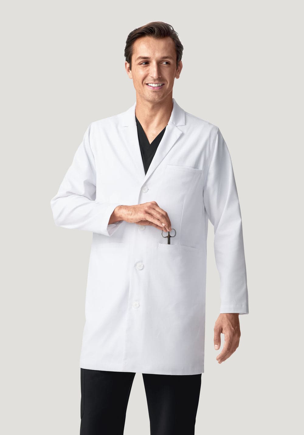 Erkek Uzun Doktor Önlüğü — Beyaz