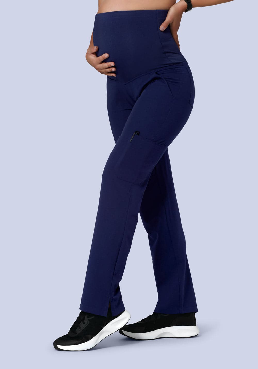 Hamile Kargo Scrub Pantolon — Lacivert