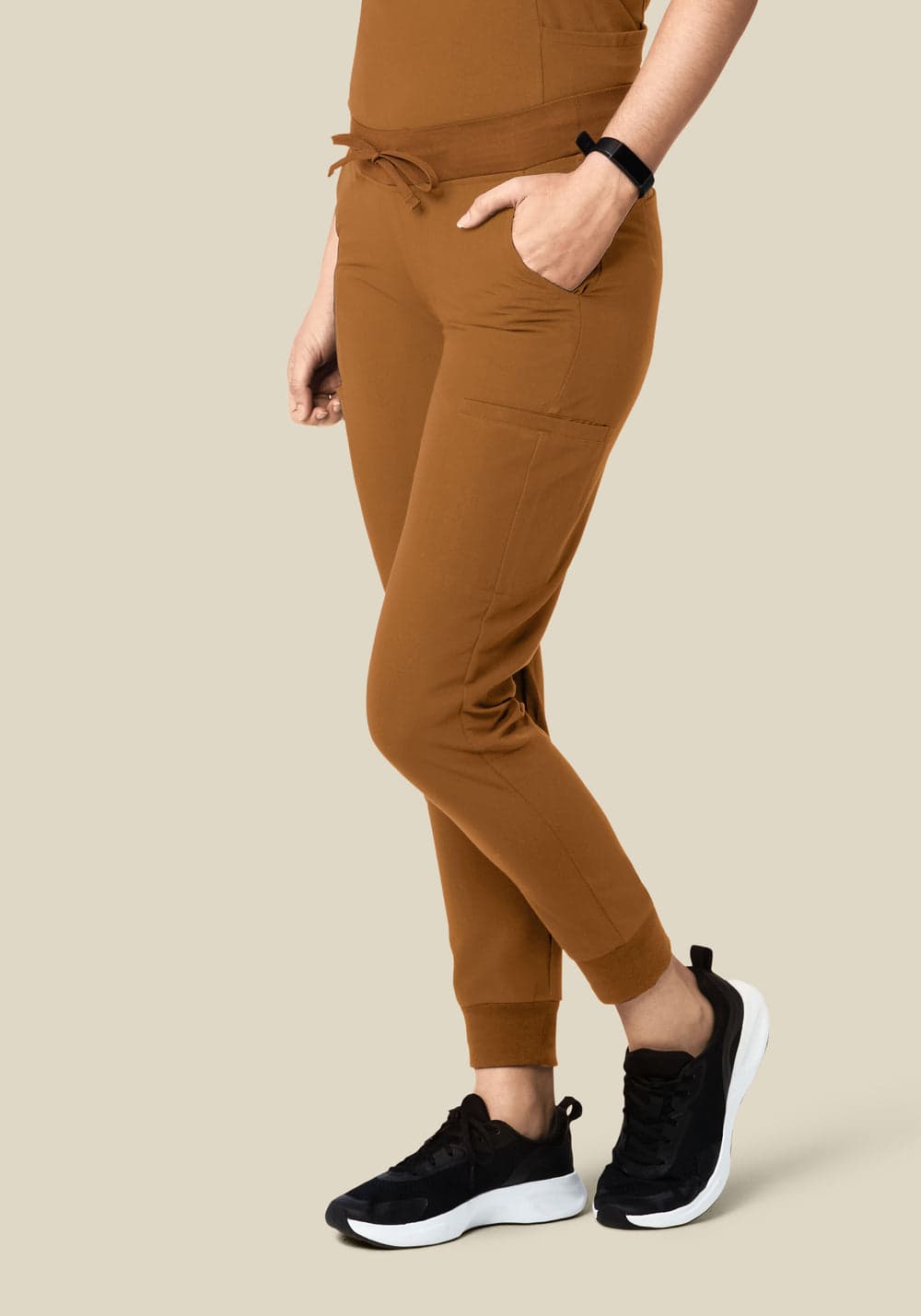 11 Cepli Jogger Scrub Pantolon — Deve Tüyü