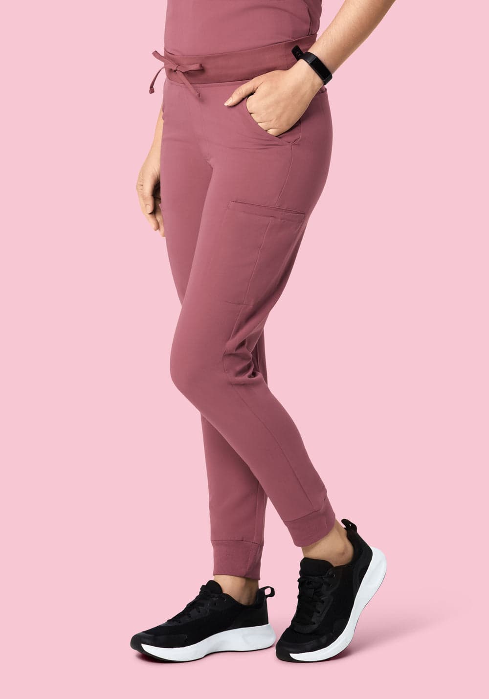 11 Cepli Jogger Scrub Pantolon — Lila