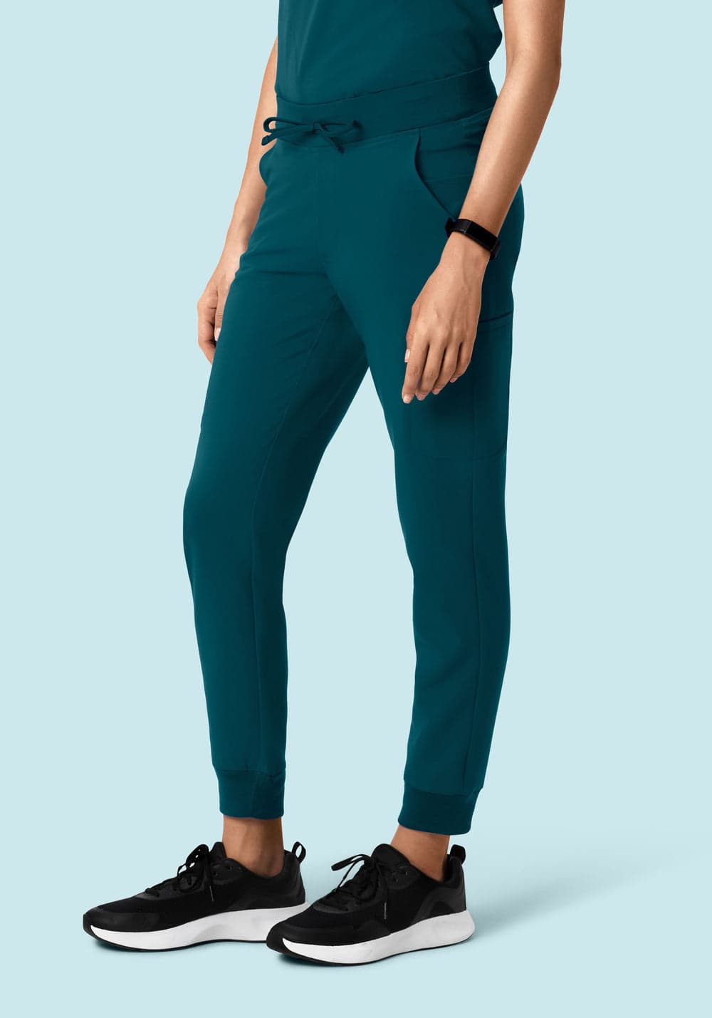 11 Cepli Jogger Scrub Pantolon — Karayip Mavisi