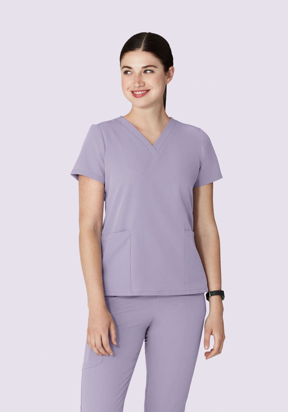 6 Cepli Scrub Üst — Ube Moru