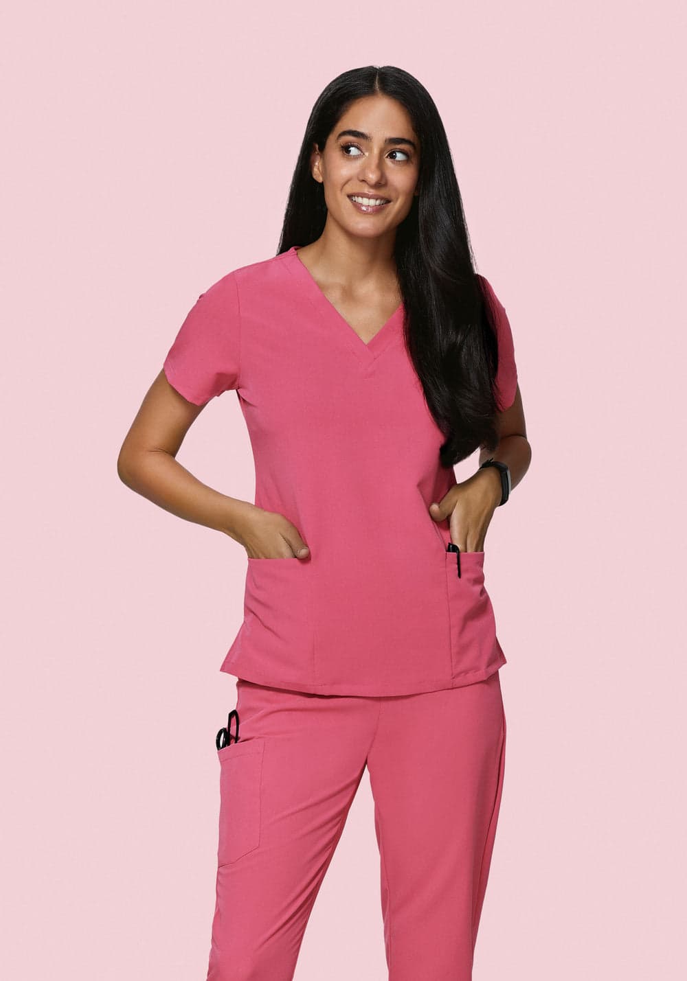 6 Cepli Scrub Üst — Jaipur Pembesi