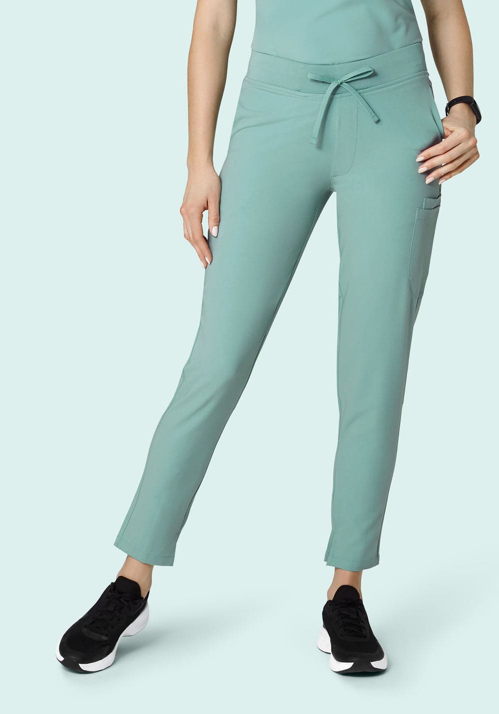 6 Cepli Slim Scrub Pantolon — Turmalin