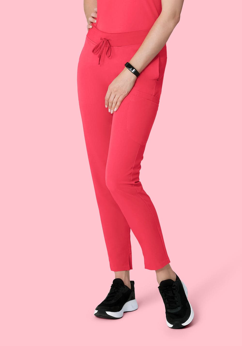 6 Cepli Slim Scrub Pantolon — Cennet Pembesi