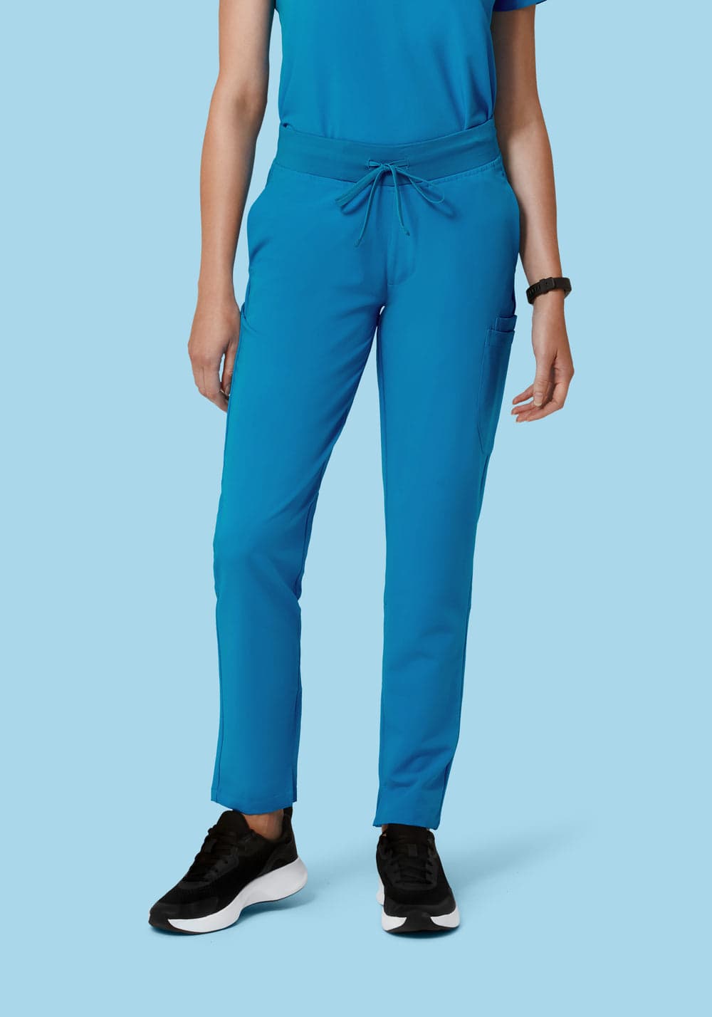 6 Cepli Slim Scrub Pantolon — Elektrik Mavisi