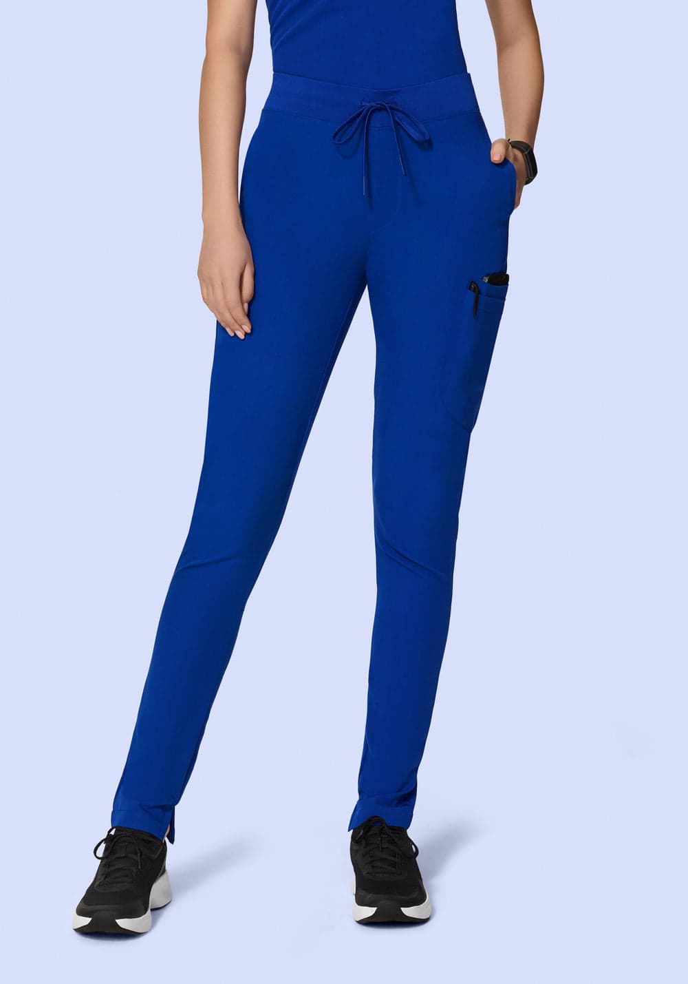 6 Cepli Slim Scrub Pantolon — Galaksi Mavisi