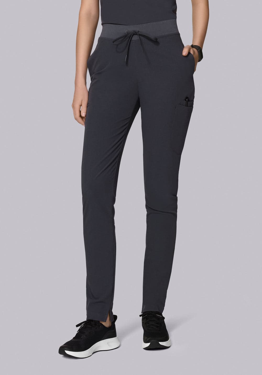 6 Cepli Slim Scrub Pantolon — Kurşun Grisi