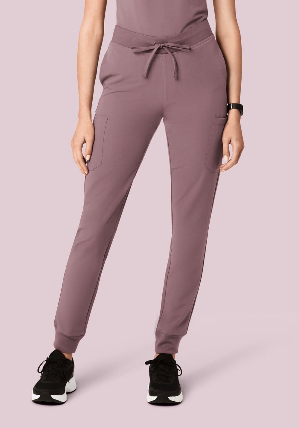 9 Cepli Jogger Scrub Pantolon — Ay Tozu Grisi