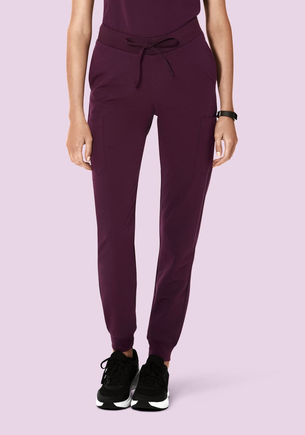 9 Cepli Jogger Scrub Pantolon — Açai Moru