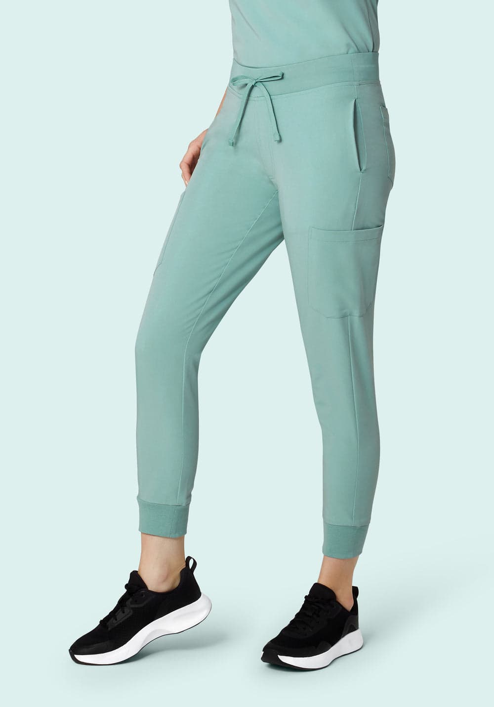 9 Cepli Jogger Scrub Pantolon — Turmalin
