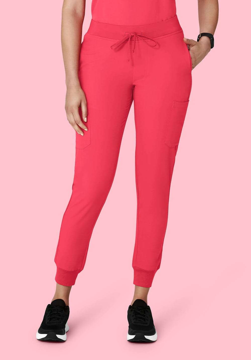 9 Cepli Jogger Scrub Pantolon — Cennet Pembesi