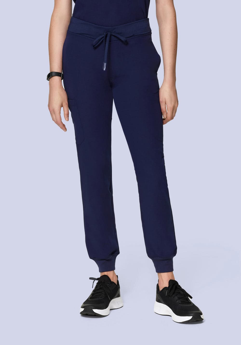 9 Cepli Jogger Scrub Pantolon — Lacivert