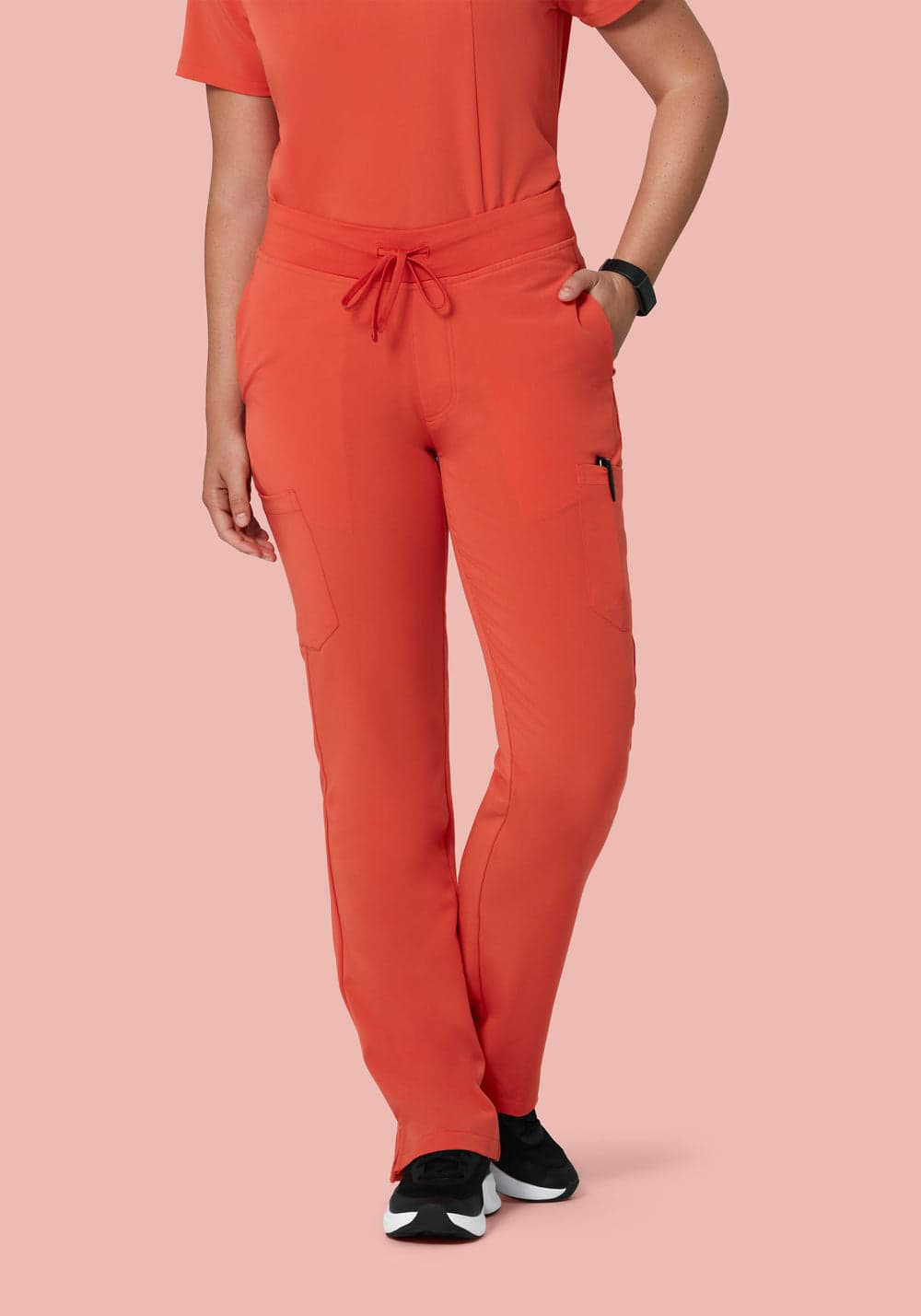 9 Cepli Kargo Scrub Pantolon — Kiremit
