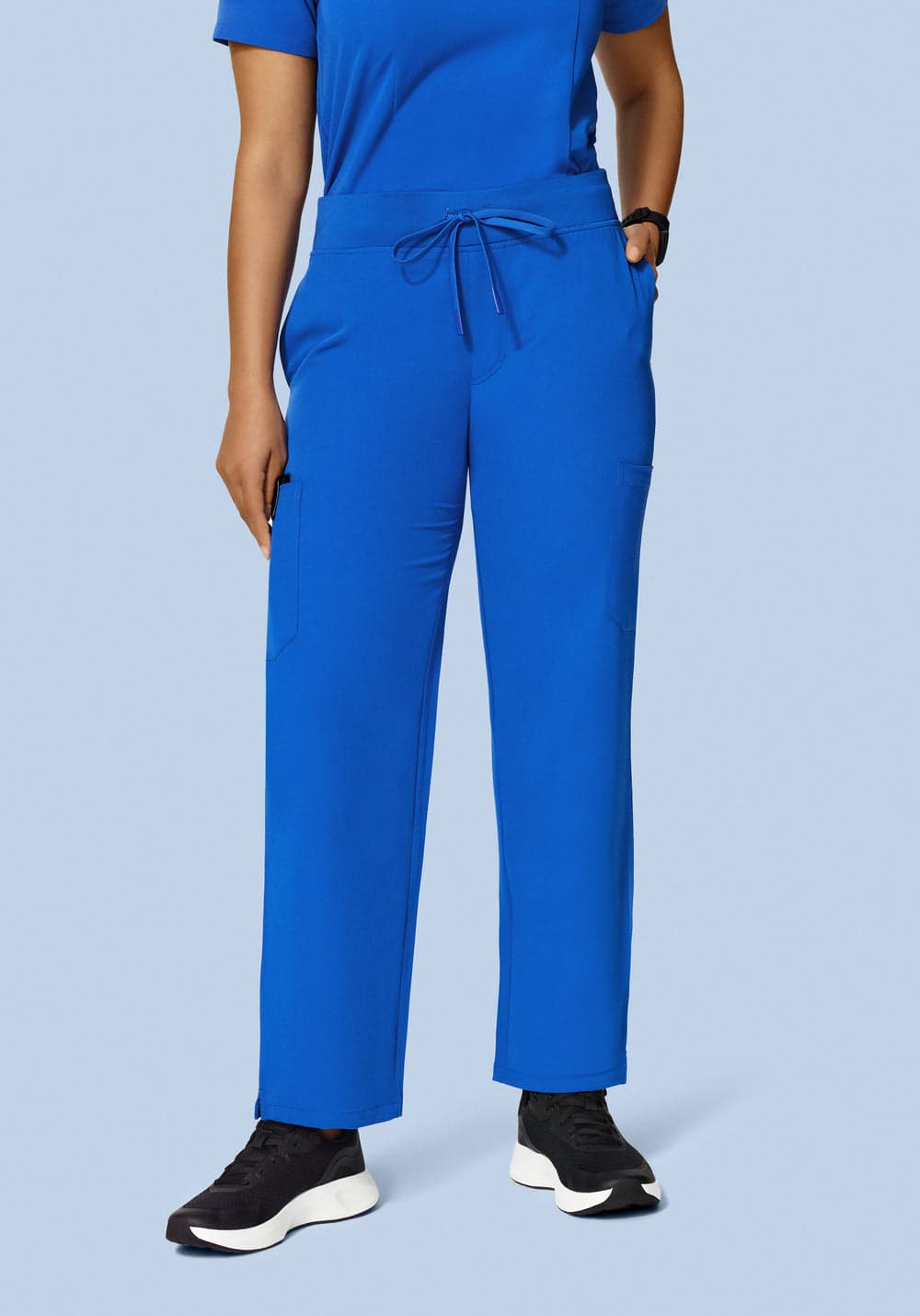 9 Cepli Kargo Scrub Pantolon — Saks Mavisi