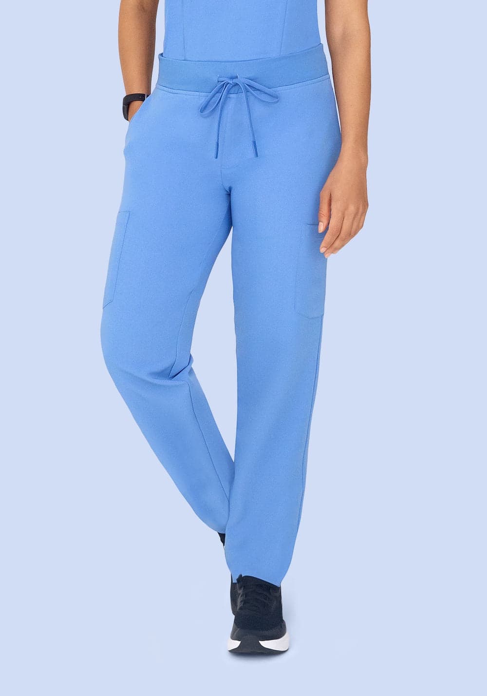 9 Cepli Kargo Scrub Pantolon — Buz Mavisi