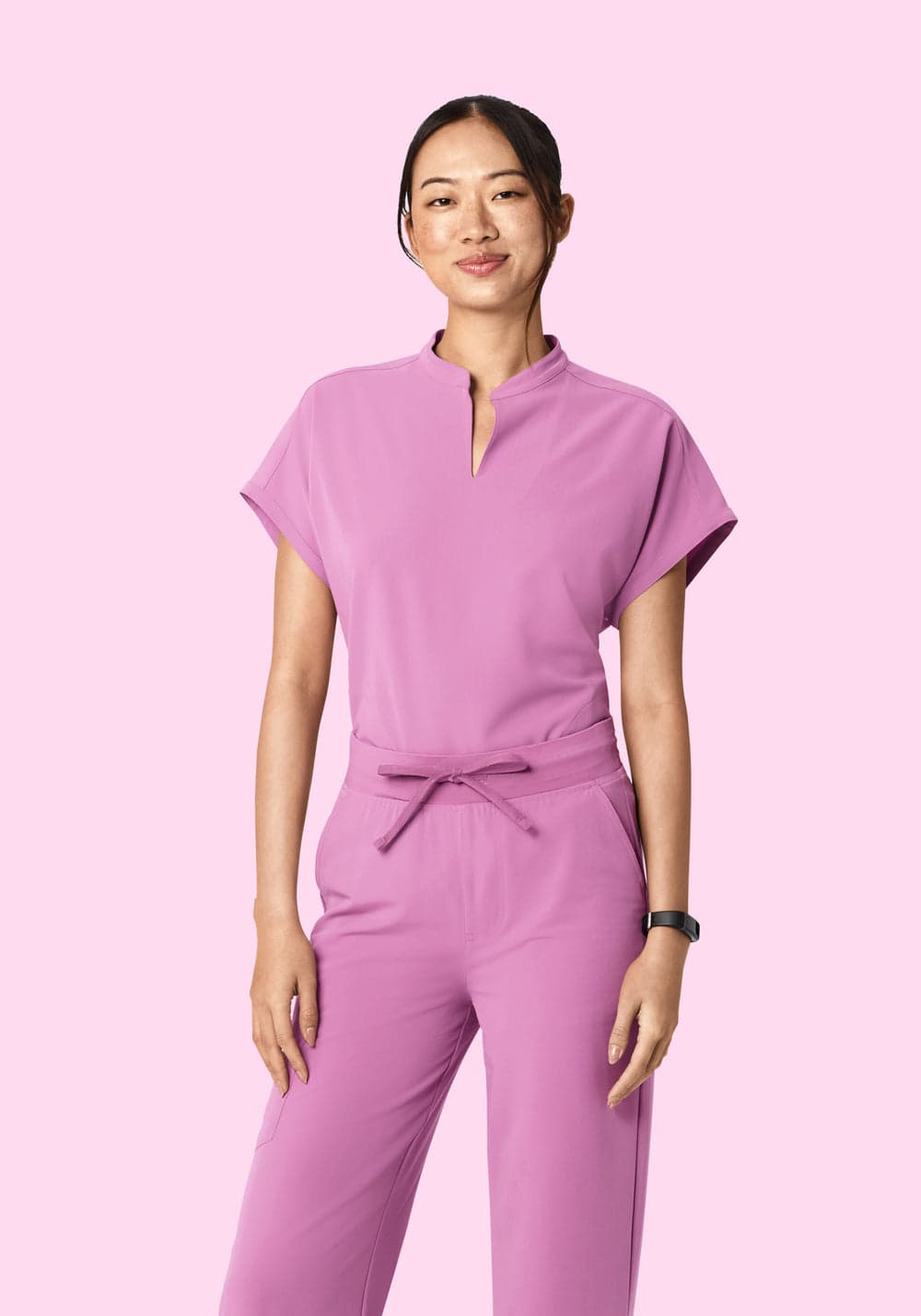 Hakim Yaka Dolman Scrub Üst — Dut Moru