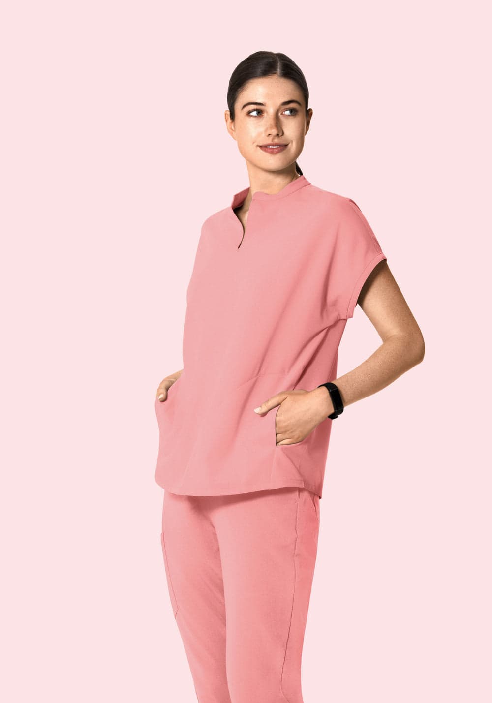 Hakim Yaka Dolman Scrub Üst — Sorbe
