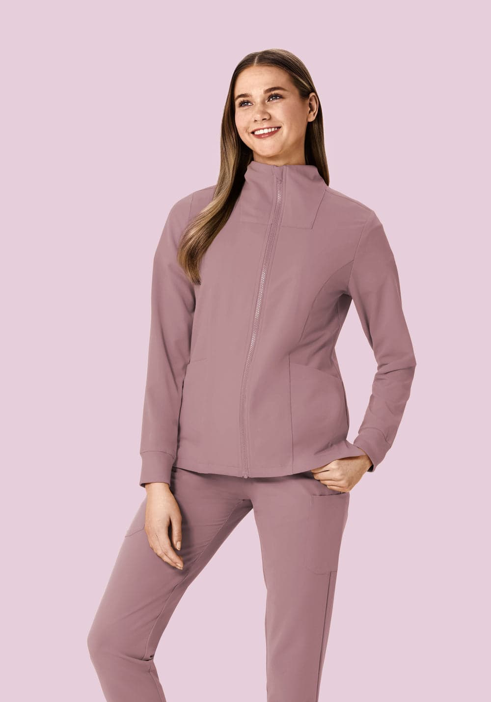 Kadın Modern Scrub Ceket — Alacakaranlık