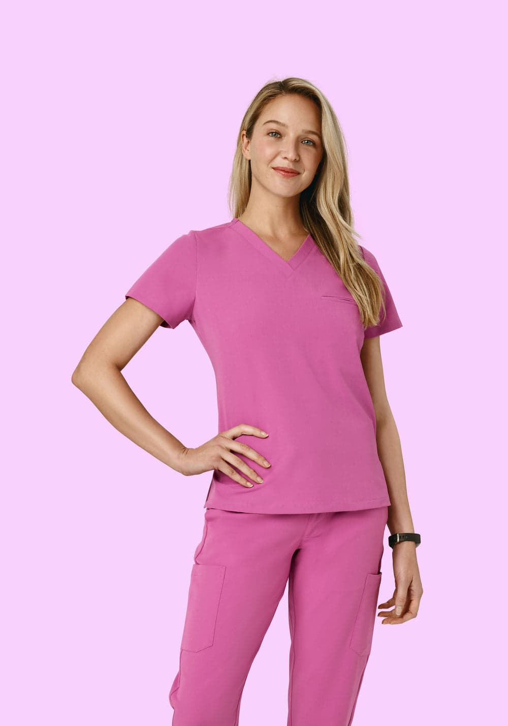 Tek Cepli Scrub Üst — Dalya