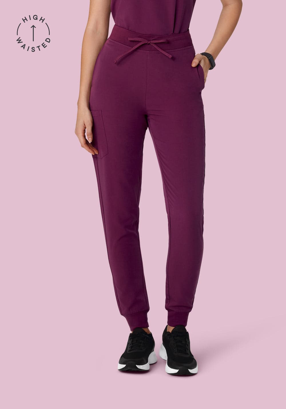 Yüksek Bel Jogger Scrub Pantolon — Erik Moru