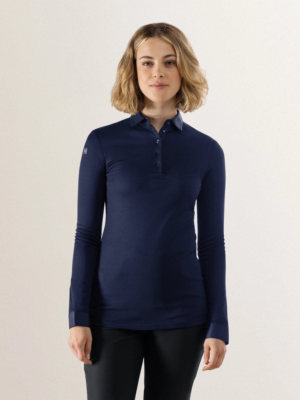 Alice Uzun Kollu Polo — Lacivert