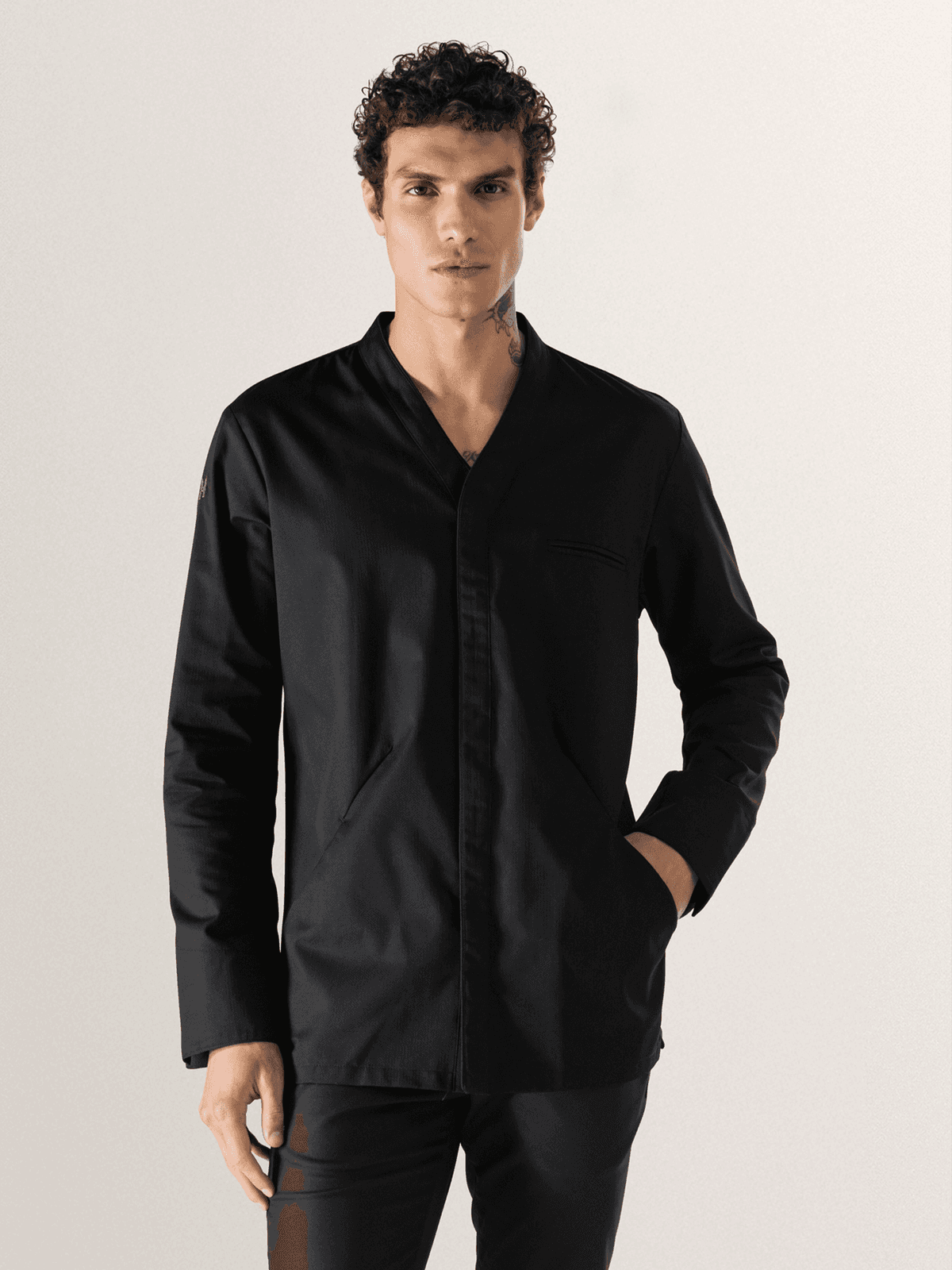 Andreas Chef Jacket — Black