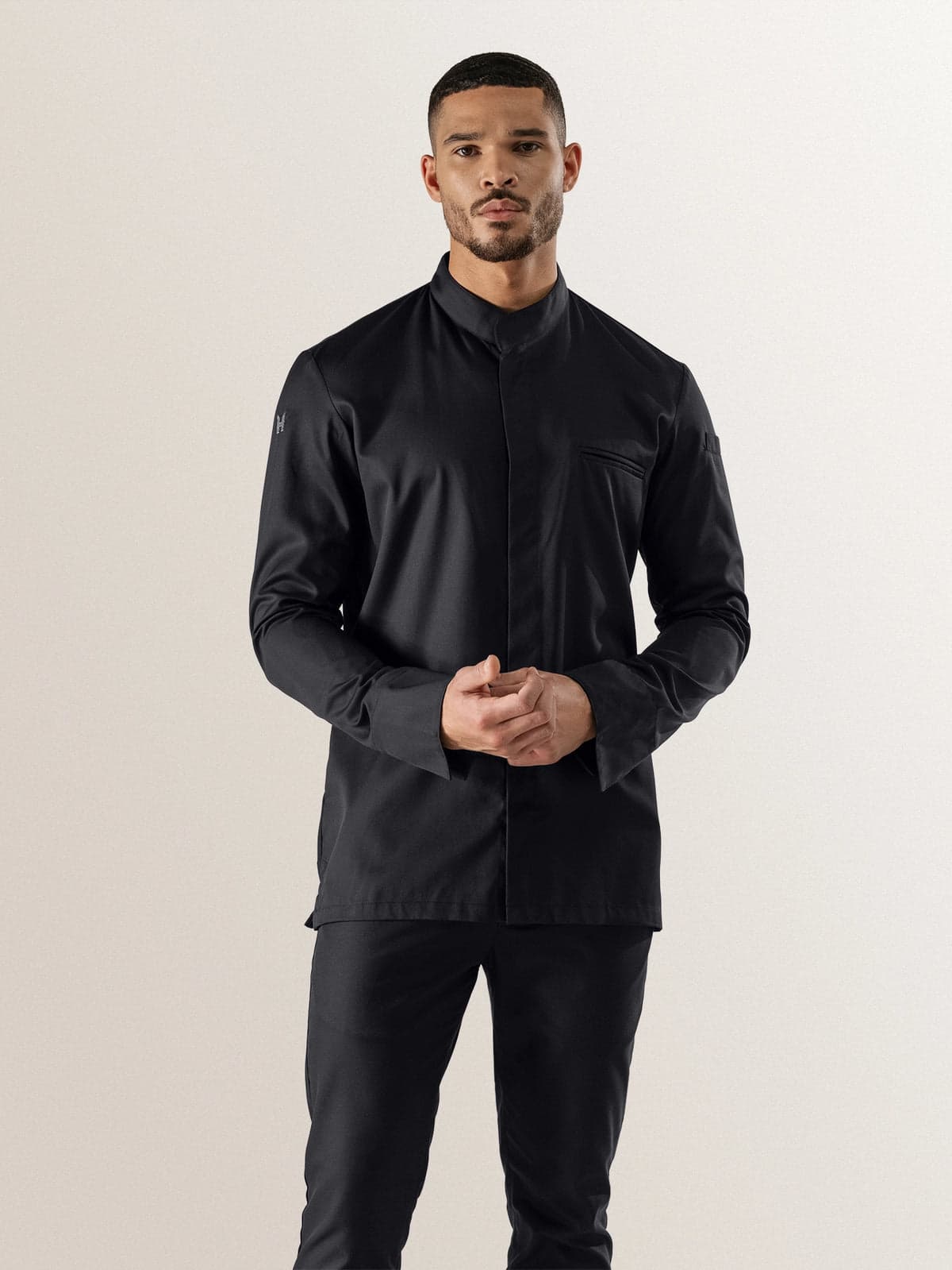 Alain Chef Jacket — Black
