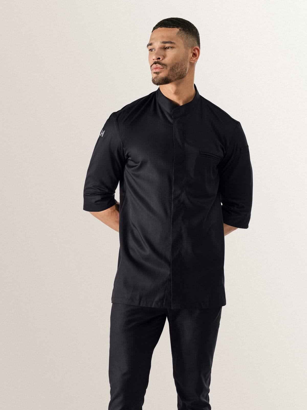 Fabian Chef Jacket — Black