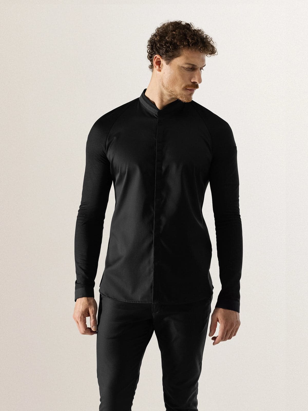 Romain Chef Jacket — Black