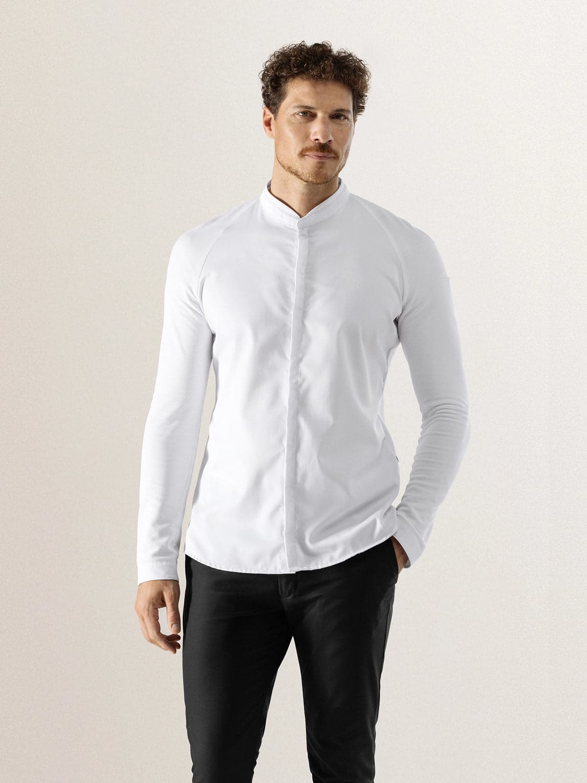Romain Chef Jacket — White