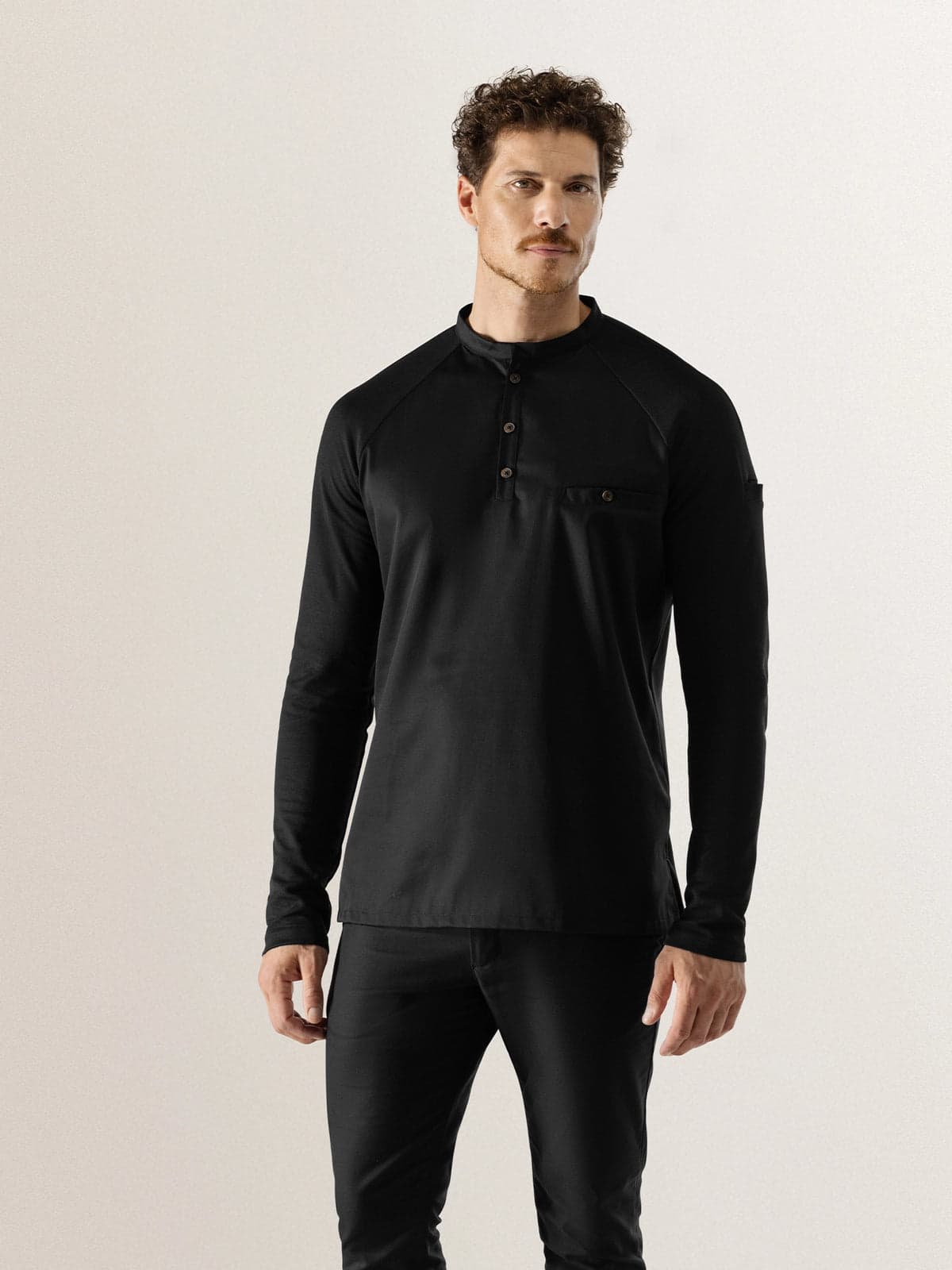 Elias Chef Jacket — Black