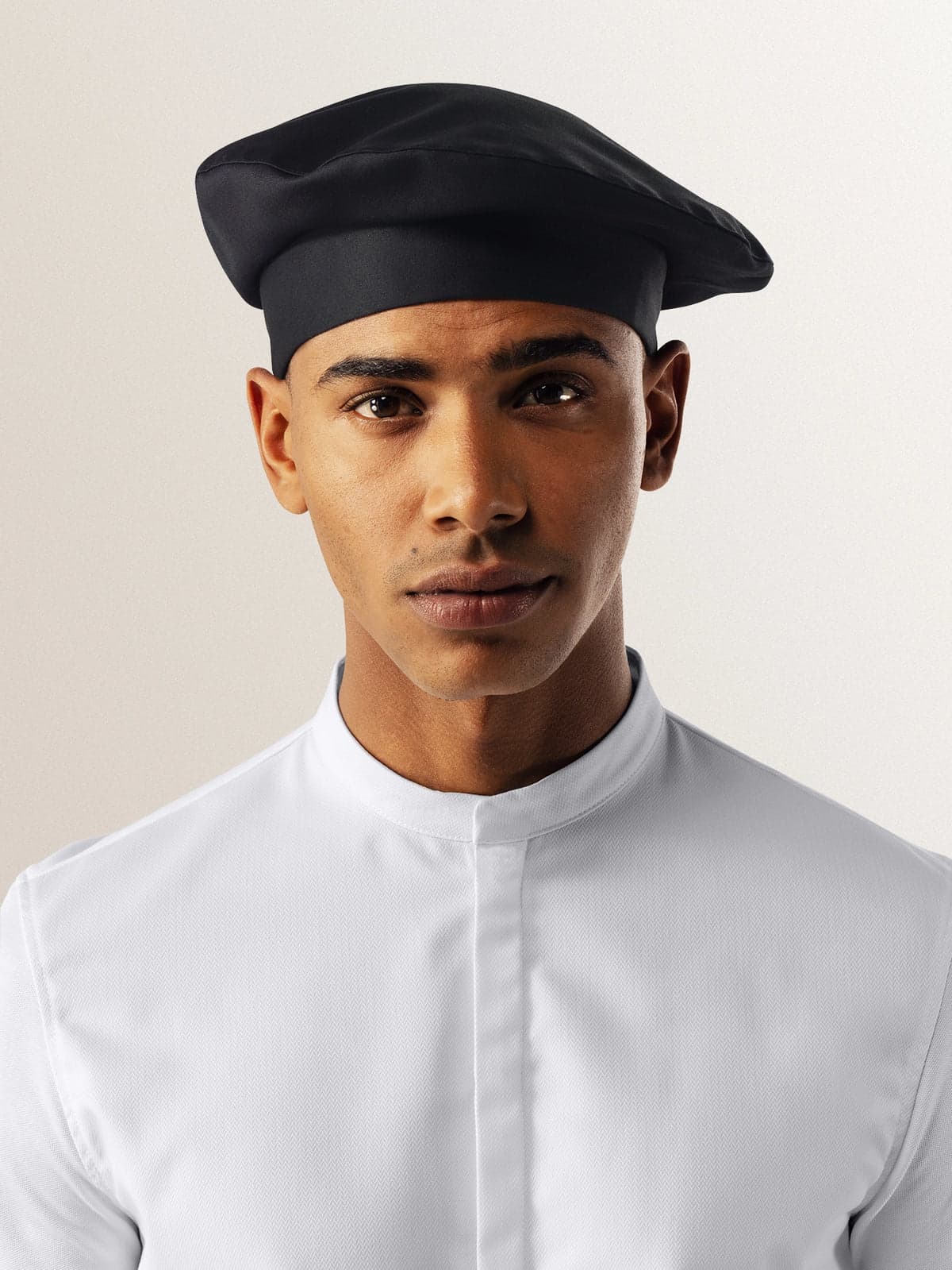 Baret Aşçı Şapkası — Siyah