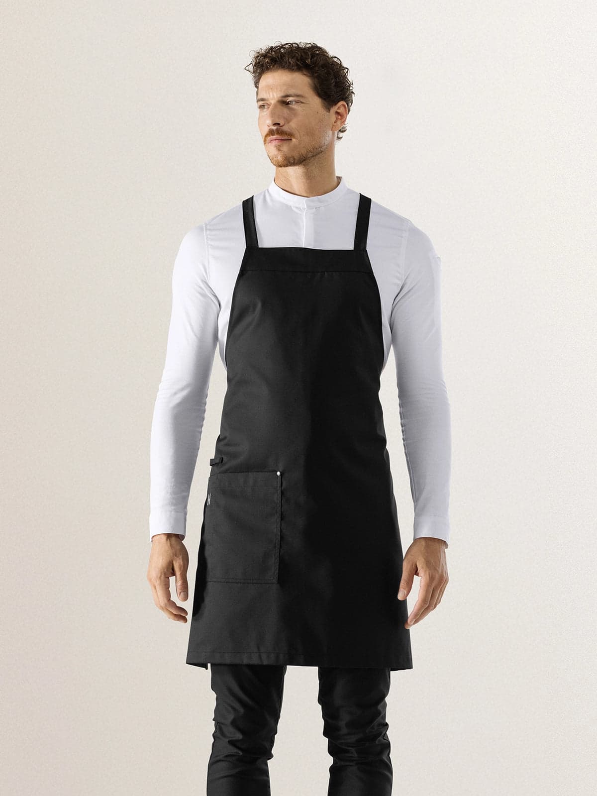 Eden Bib Apron — Black