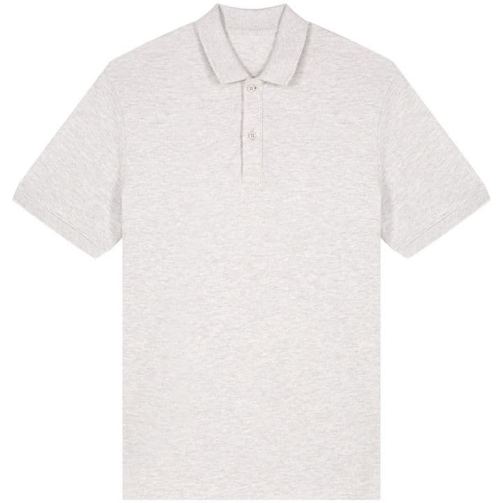 Unisex Polo T-shirt Pamuklu — Gri