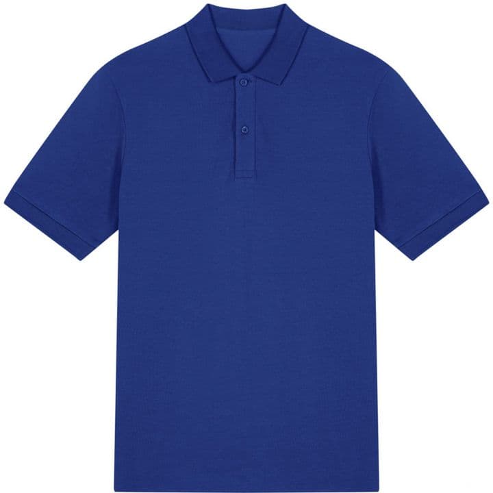 Unisex Polo T-shirt Pamuklu — Mavi