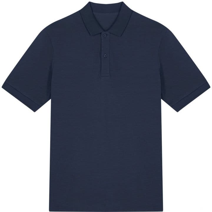 Unisex Polo T-shirt Pamuklu — Lacivert