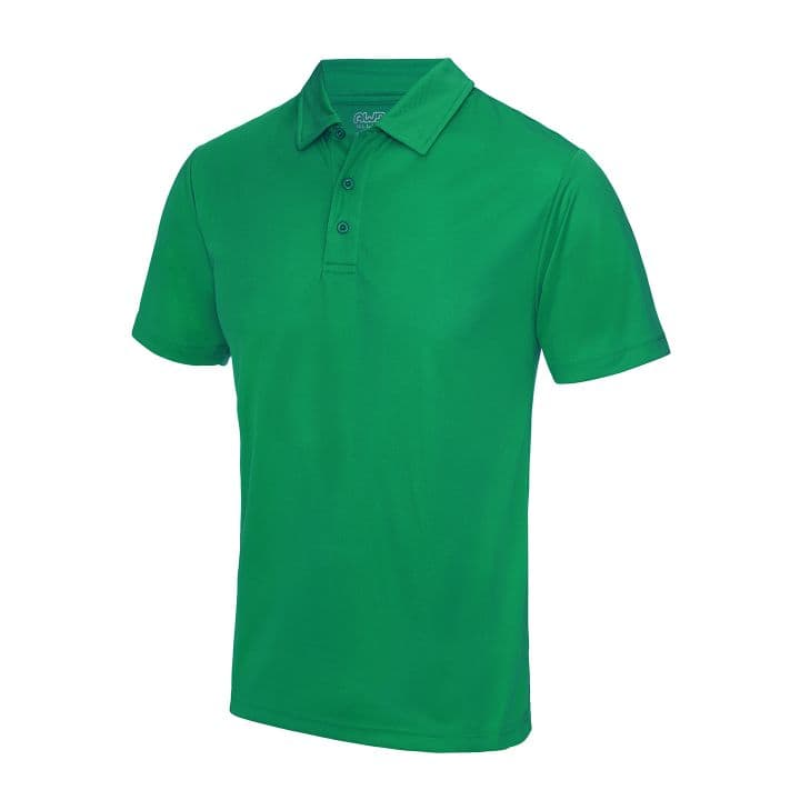 Unisex Polo T-shirt Pamuklu — Yeşil